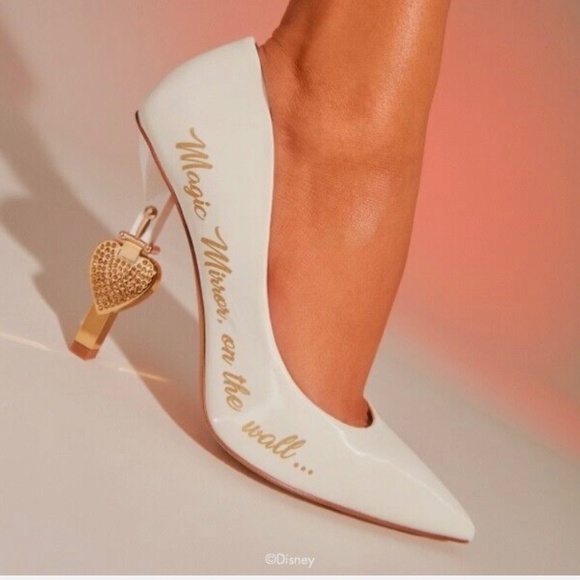 Aldo Shoes - Snow White Disney princess gold and white heels